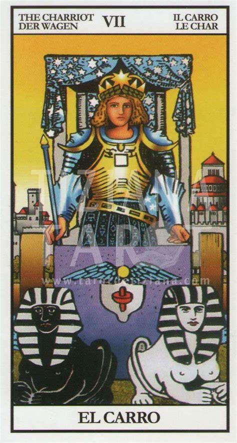 el carro tarot tiziana|El Carro o Carroza en La Baraja Del Tarot